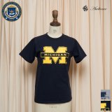 画像: 【RE PRICE / 価格改定】MICHIGAN "M" C/N S/S 6.6oz オールドプリントT [Lady's] / Audience