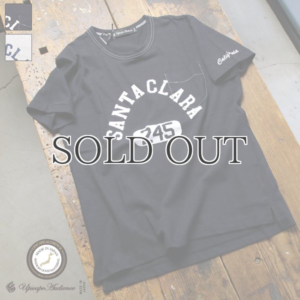 画像1: ラフィー天竺"SANTACLARA"クルーネックポケット付きカットソー[Lady's]【MADE IN JAPAN】 / Upscape Audience (1)