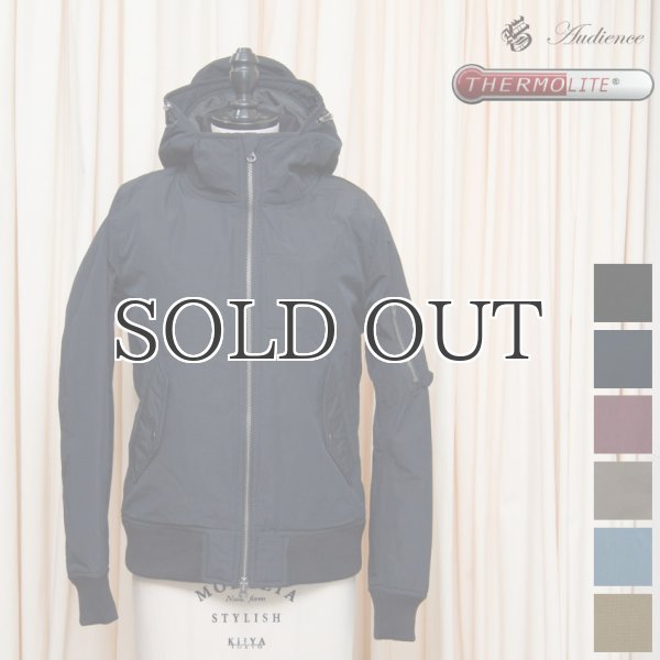 画像1: 割繊糸サーモライトスタンドフードMA1ブルゾン [Lady's] 【送料無料】【予約販売・9月上旬頃入荷】 / Audience (1)