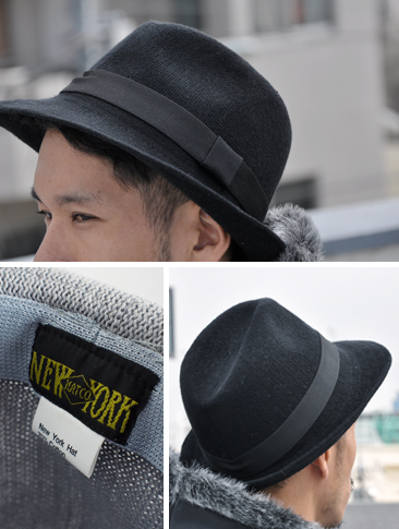 画像: "SEWN FEDORA"カジュアルハット (#7129) / NEW YORK HAT