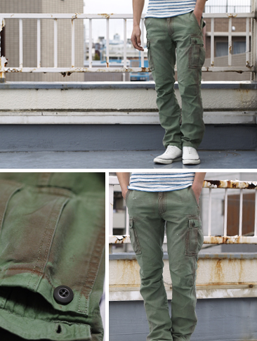 画像: 高密度バックウェポン50s加工ヴィンテージカーゴパンツ 【送料無料】 / Audience