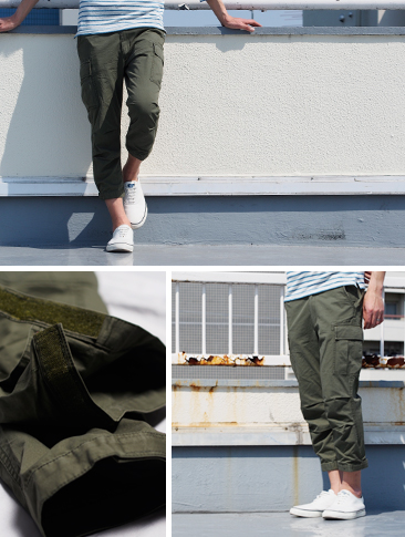 画像: 硫化ダンプベーシックカーゴクロップドパンツ / Audience