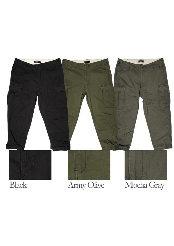 画像: 硫化ダンプベーシックカーゴクロップドパンツ / Audience