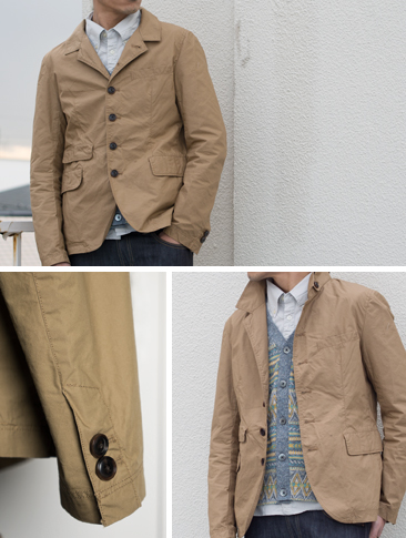 画像: コーティングツイル6ボタンドライビングジャケット 【送料無料】 / Audience