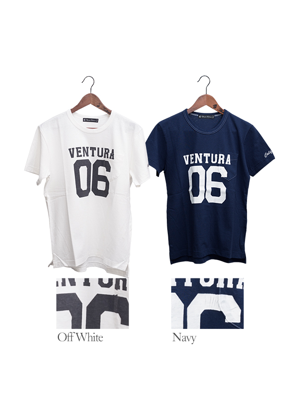 画像: ラフィー天竺"VENTURA"クルーネックポケット付きカットソー【MADE IN JAPAN】 / Upscape Audience