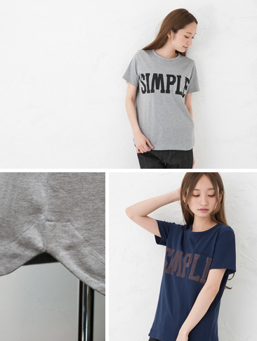 画像: 【RE PRICE / 価格改定】ラフィー天竺"SIMPLE"プリントポケット付きクルーネックT [Lady's]【MADE IN JAPAN】『日本製』/ Upscape Audience