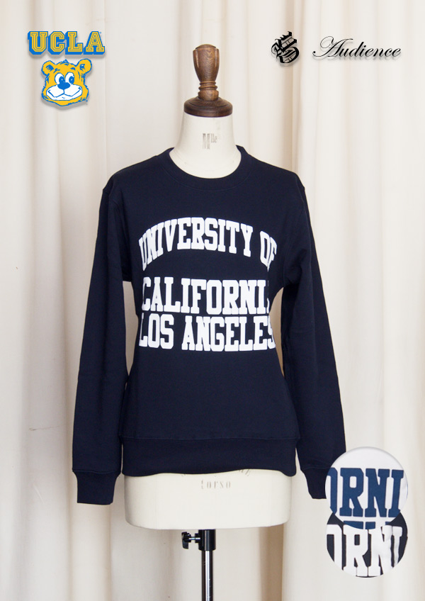 画像1: 【RE PRICE / 価格改定】UCLA" UNIVERSITY OF CALIFORNIA LOS ANGELES"C/N L/S スウェット [Lady's] / Audience (1)