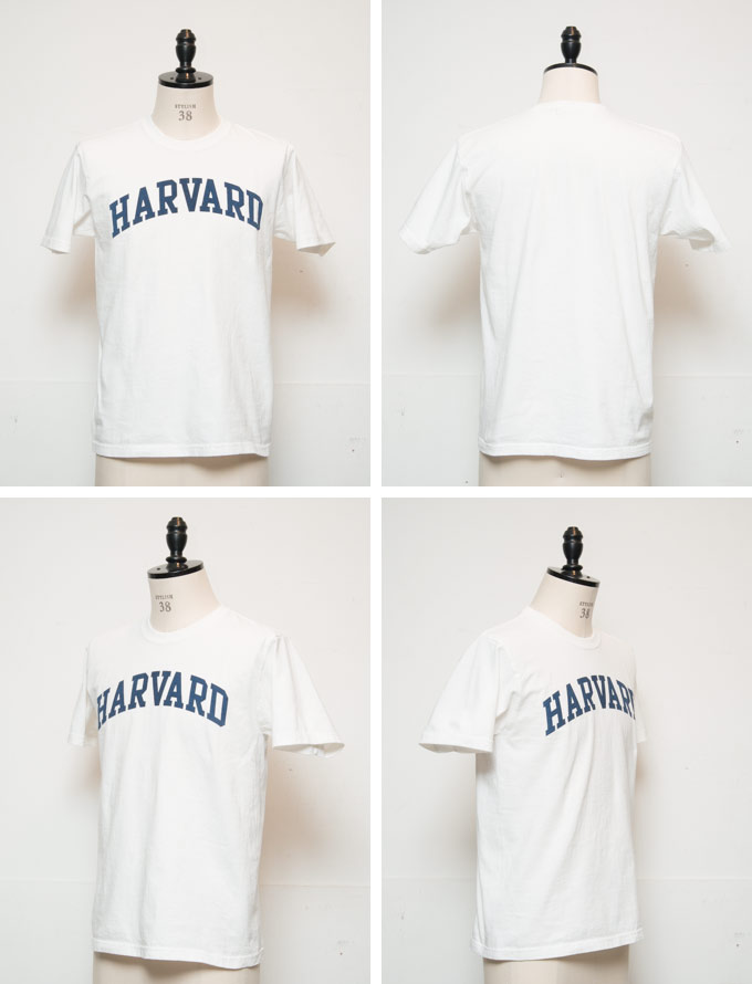 画像: 【RE PRICE/価格改定】HARVARD"HARVARD"C/N S/S 6oz オールドプリントT / Audience