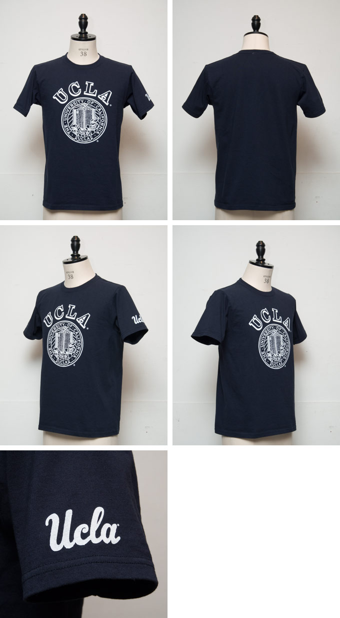 画像: 【RE PRICE / 価格改定】UCLA"UCLA EMBLEM"C/N S/S 6.6oz オールドプリントT [Lady's] / Audience