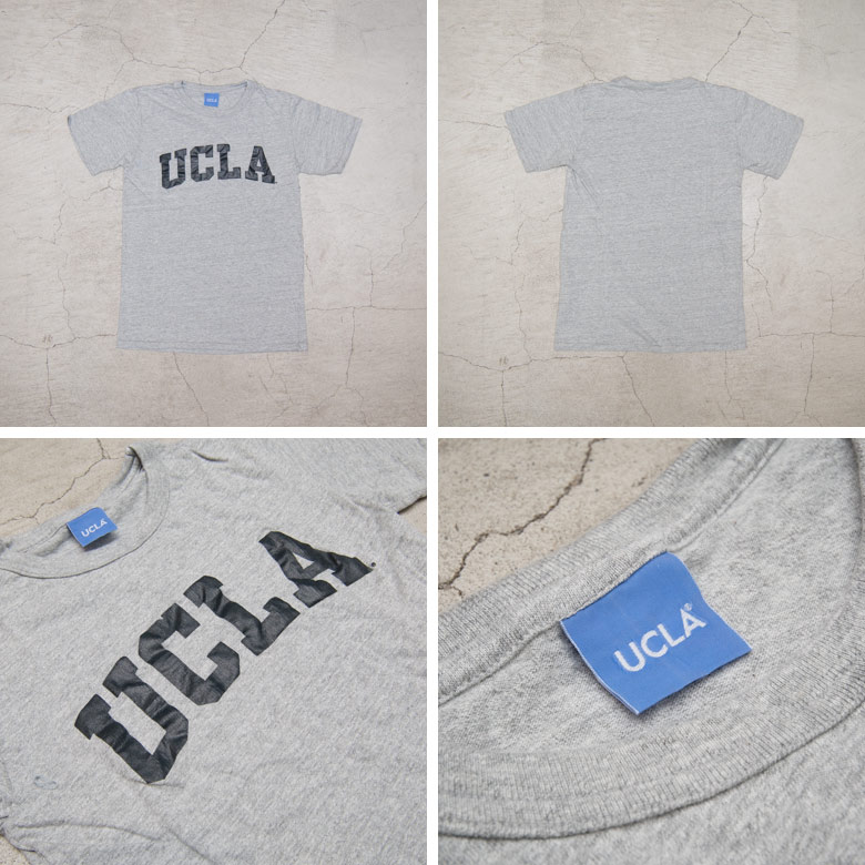 画像: 【RE PRICE / 価格改定】UCLA "UCLA"日本製ボディクラックプリント半袖Tシャツ / Upscape Audience