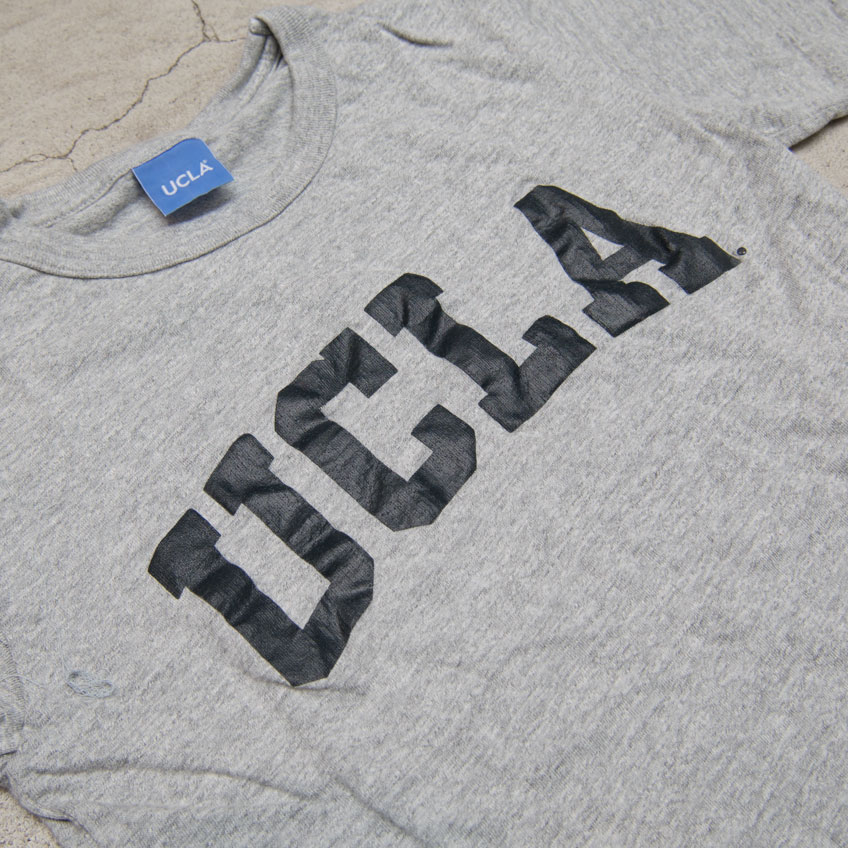 画像: 【RE PRICE / 価格改定】UCLA "UCLA"日本製ボディクラックプリント半袖Tシャツ / Upscape Audience