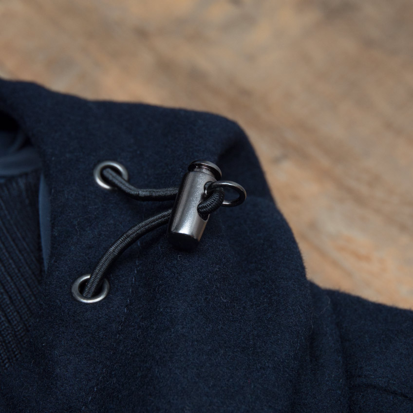 画像: ライトウールメルトンフードダウンジャケット [Lady's] 【送料無料】 / Audience