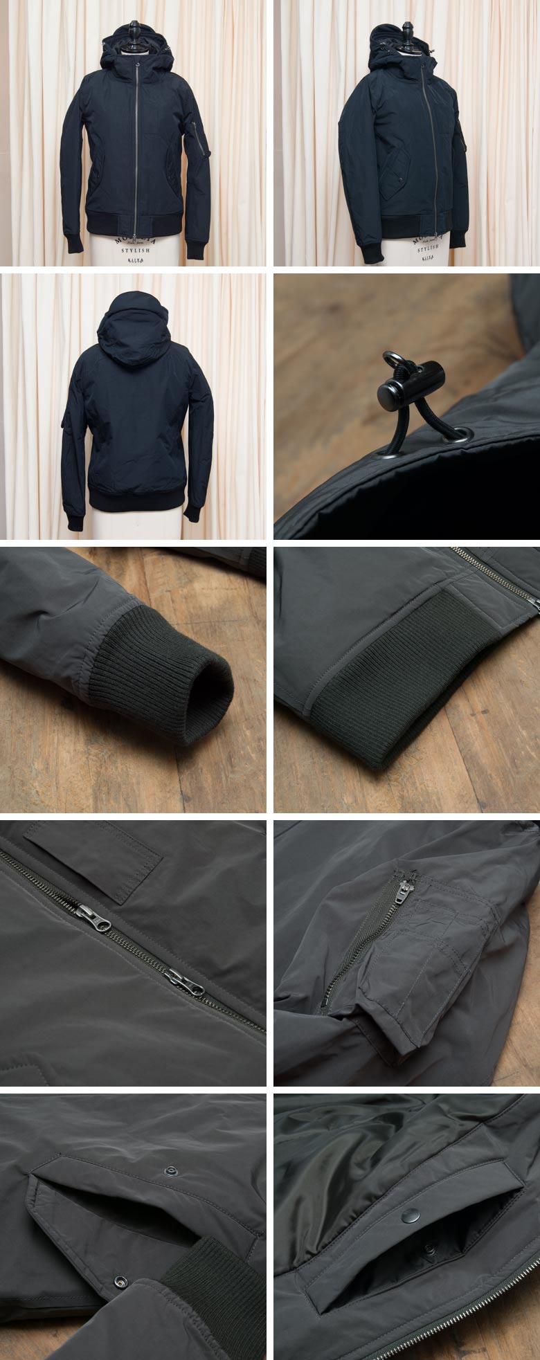 画像: 割繊糸サーモライトスタンドフードMA1ブルゾン [Lady's] 【送料無料】【予約販売・9月上旬頃入荷】 / Audience