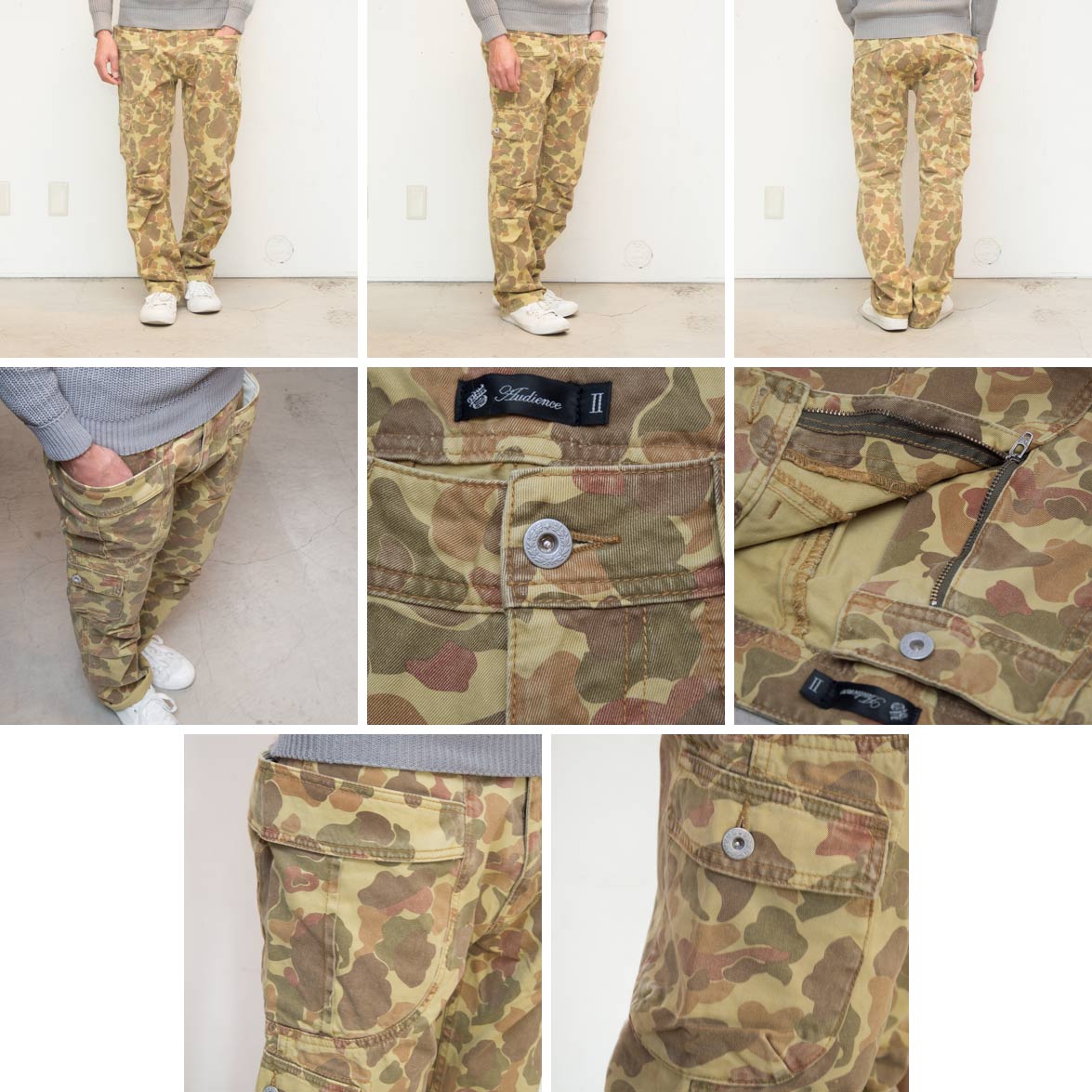 画像: ハンターカモ柄プリントガーデニングパンツ / Audience