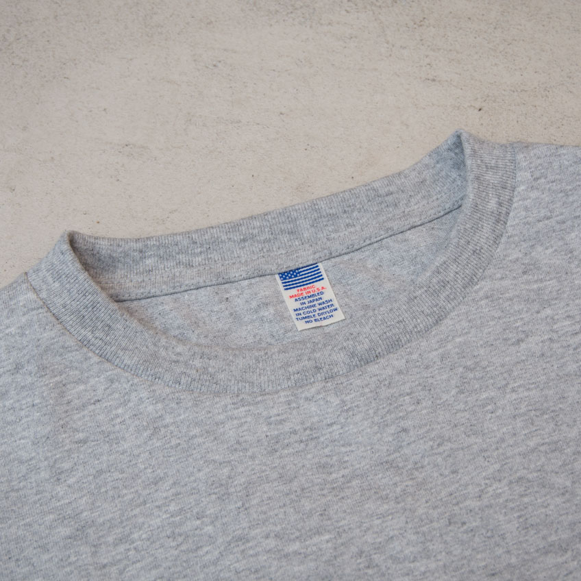 画像: USAファブリック丸胴国産ポケットTEE【FABRIC MADE IN USA】【ASSEMBLED IN JAPAN】『日本製』