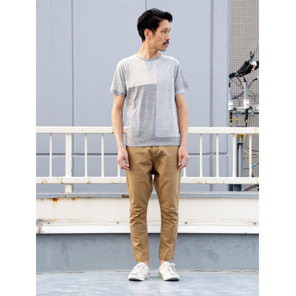 画像: ストレッチムラヘビーチノロークロッチアンクルパンツ 【MADE IN JAPAN】『日本製』【送料無料】 / Upscape Audience