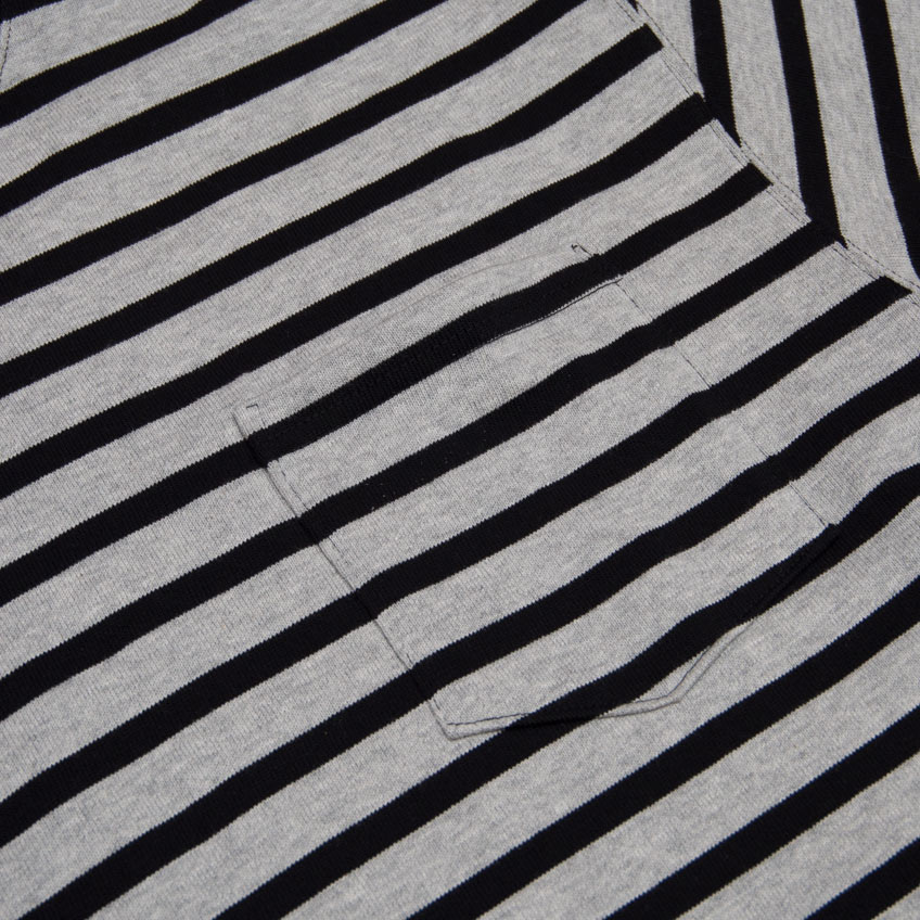 画像: BSQボーダークルーネック胸ポケ付ビックT 【MADE IN JAPAN】『日本製』/ Upscape Audience