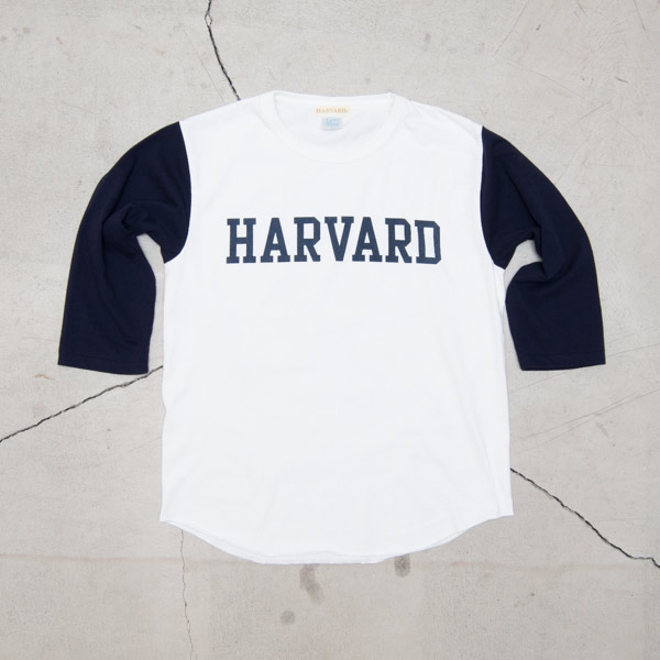 画像: オールドプリント"HARVARD"ヴィンテージセットインベースボールアンダーTEE / Audience