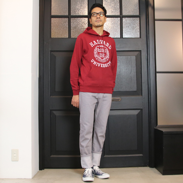 画像: HARVARD"HARVARD EMBLEM UNIVERSITY"フーデッドライトパーカー / Audience