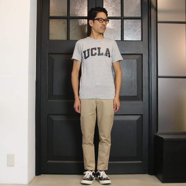 画像: 【RE PRICE / 価格改定】UCLA "UCLA"日本製ボディクラックプリント半袖Tシャツ / Upscape Audience