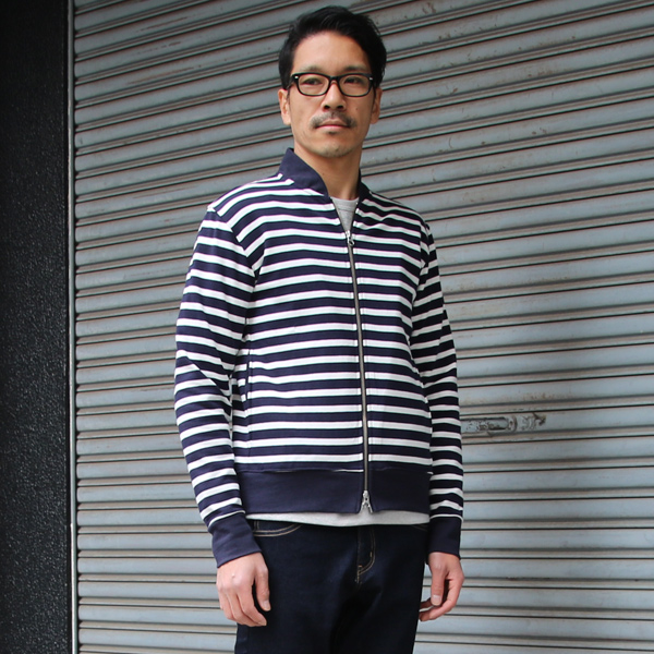画像: 【RE PRICE / 価格改定】Basque10オンス（バスク天竺）MA1ブルゾン【MADE IN JAPAN】『日本製』/ Upscape Audience