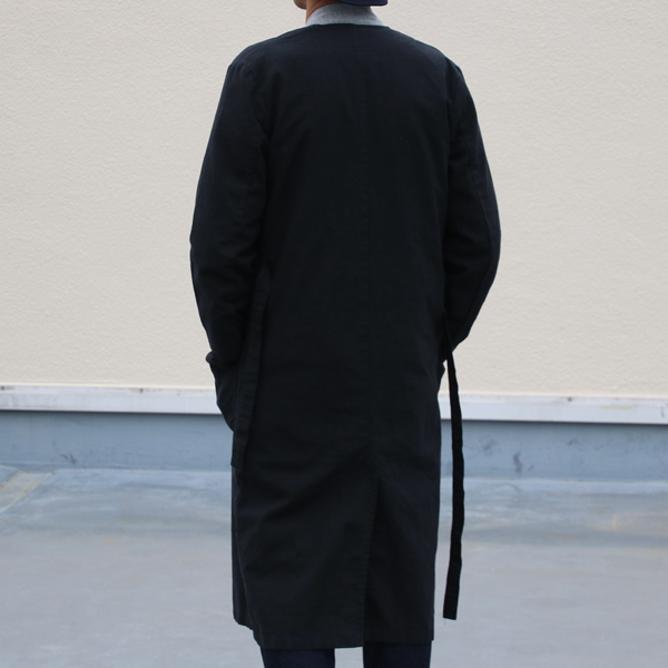 画像: 【RE PRICE/価格改定】ソフトリネンコットンキャンバスガウン_Coat【MADE IN JAPAN】『日本製』  / Upscape Audience