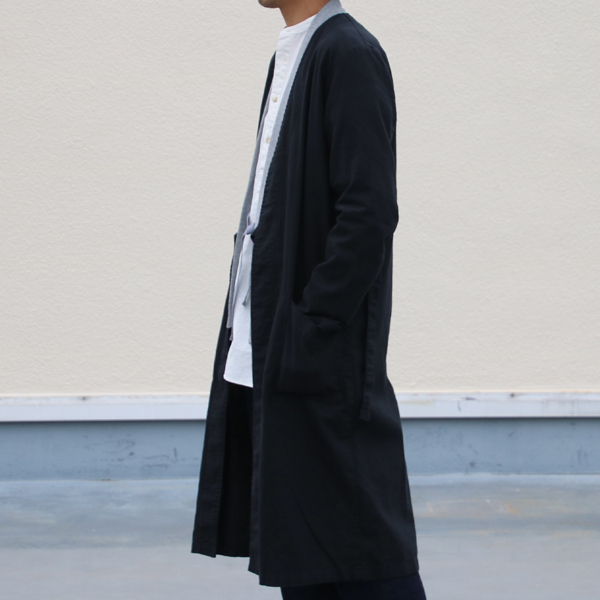 画像: 【RE PRICE/価格改定】ソフトリネンコットンキャンバスガウン_Coat【MADE IN JAPAN】『日本製』  / Upscape Audience