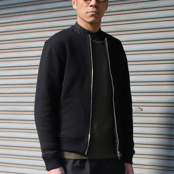 画像: 【RE PRICE / 価格改定】ヘビーウェイト裏毛クルーネックブルゾン【MADE IN JAPAN】『日本製 / Upscape Audience
