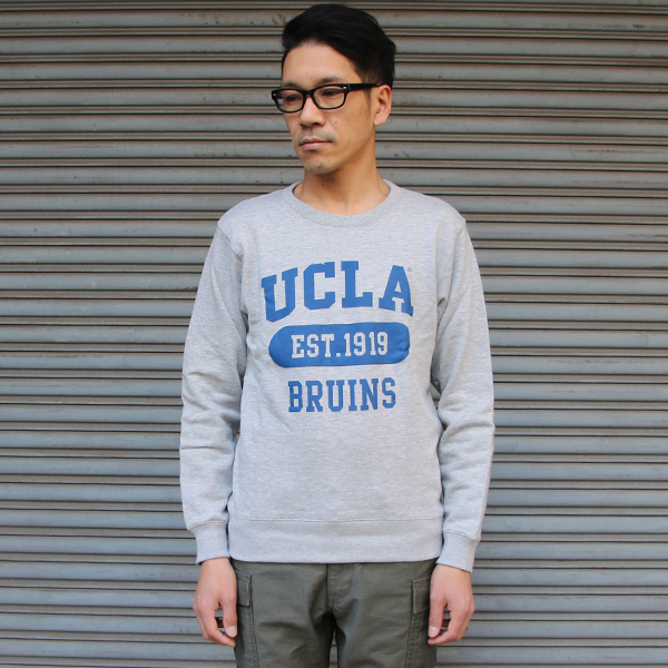 画像: 【RE PRICE/価格改定】UCLA"UCLA EST.1919 BRUINS"クルーネック長袖ライトスウェット / Audience