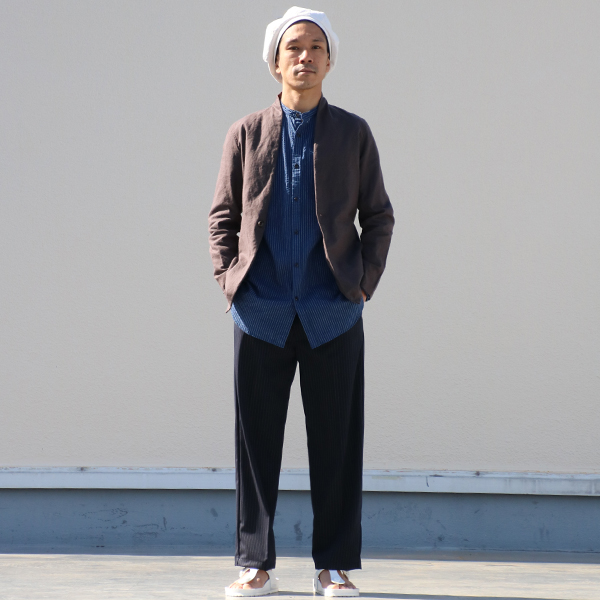 画像: 綿麻キャンバス1Bカラーレス_jacket【MADE IN JAPAN】『日本製  / Upscape Audience