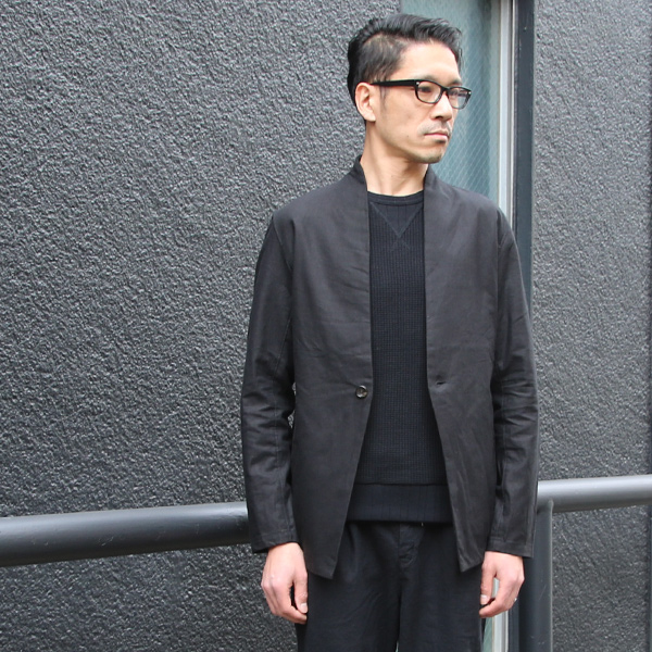 画像: 綿麻キャンバス1Bカラーレス_jacket【MADE IN JAPAN】『日本製  / Upscape Audience