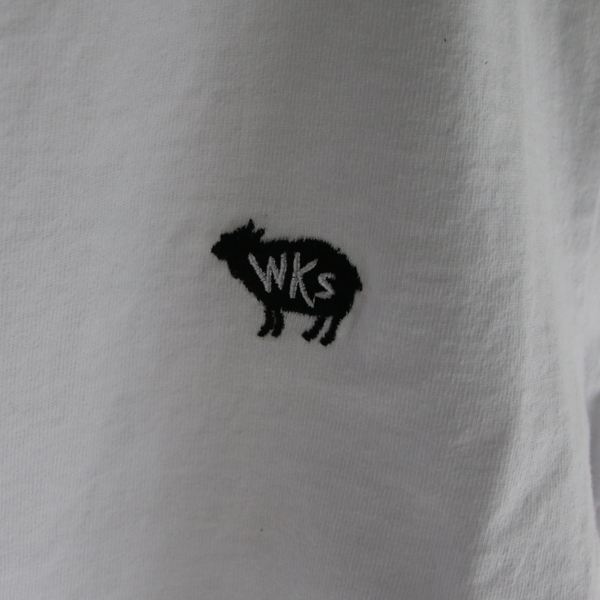 画像: 【RE PRICE / 価格改定】WKS SHEEP EMBROIDERD Tシャツ【MADE IN U.S.A】『米国製』 / WOLVES KILL SHEEP