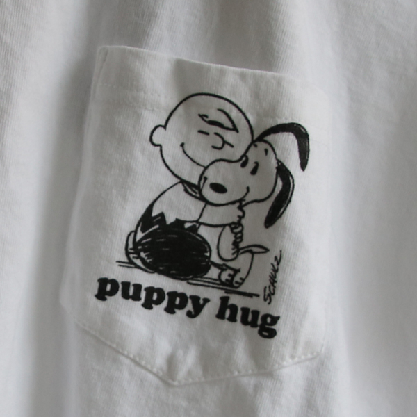 画像: Snoopy ”HAG”刺繍&プリントTEE【Audience】