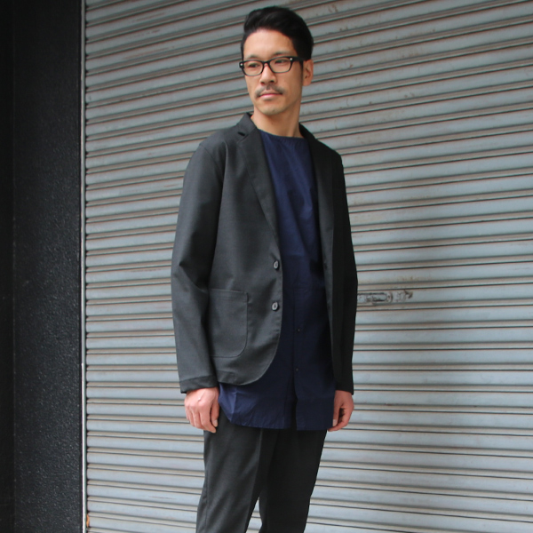 画像: タイプライターC/Nプルオーバークォータースリーブシャツ【MADE IN JAPAN】『日本製』/ Upscape Audience