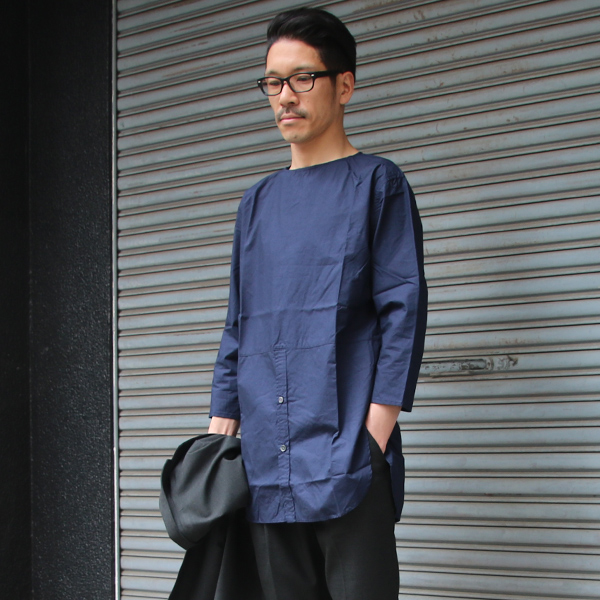 画像: タイプライターC/Nプルオーバークォータースリーブシャツ【MADE IN JAPAN】『日本製』/ Upscape Audience