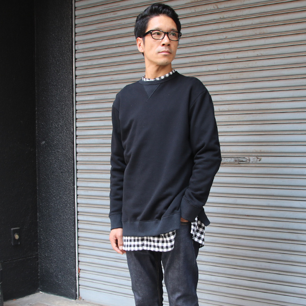画像: 【RE PRICE / 価格改定】フランネルチェックバンドカラーロング長袖_Shirts【MADE IN JAPAN】『日本製』/ Upscape Audience