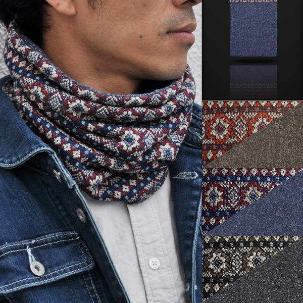 画像9: 【RE PRICE/価格改定】キリムジャガードリバーシブルネックウォーマー/キャップ【MADE IN JAPAN】 / Upscape Audience (9)