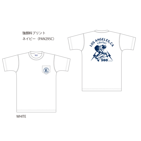 画像: 360°SPORTS WEAR（スリーシックスティスポーツウェア） "LA" 6オンス米綿丸胴ポケ付き半袖 Tee/ Audience
