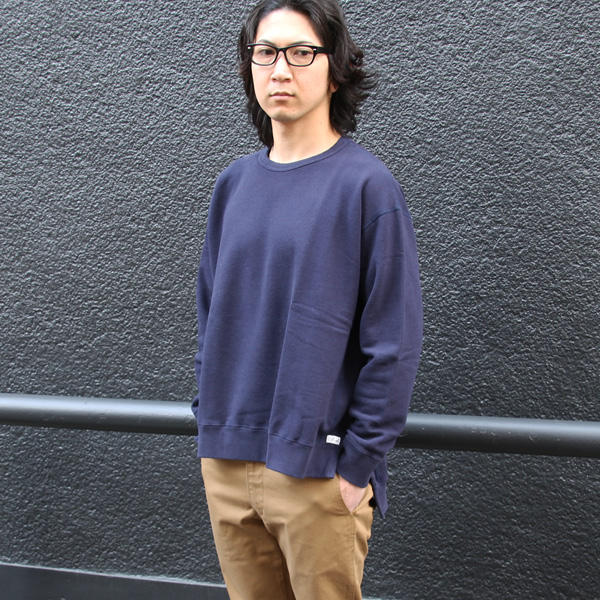 画像2: 鹿の子裏毛 ビックL/S スウェット【MADE IN TOKYO】『東京製』 / Upscape Audience (2)