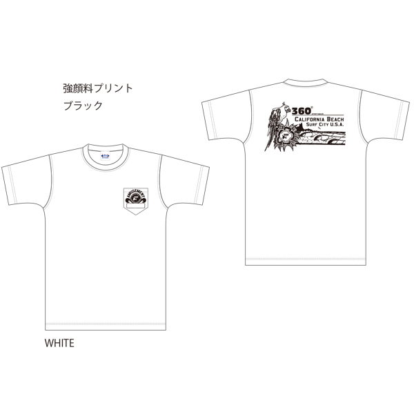 画像: 360°SPORTS WEAR（スリーシックスティスポーツウェア） "BIRD" 6oz米綿丸胴ポケ付きS/S Tee/ Audience