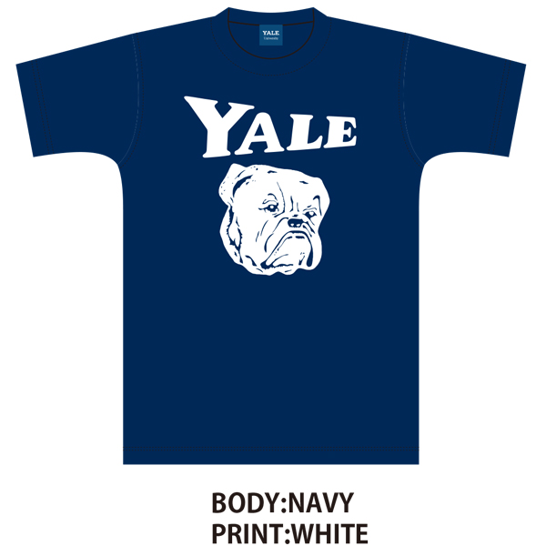 画像: 6.2オンス丸胴BODY YALE"Handsome-YALEオールドプリント"TEE / Audience