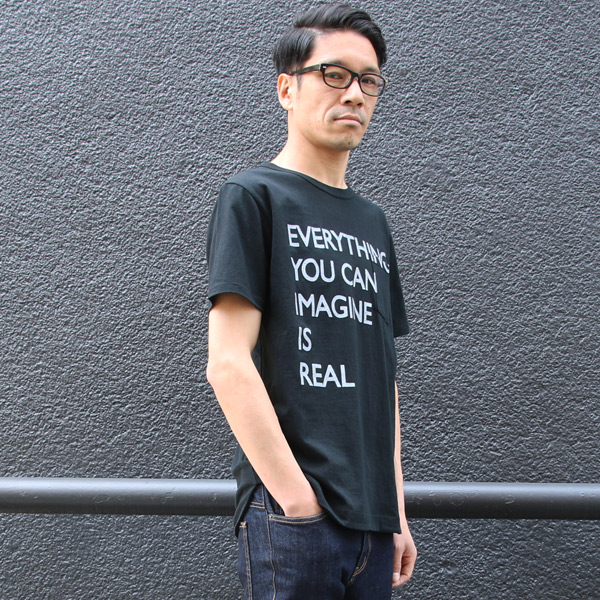 画像: 【RE PRICE / 価格改定】ラフィー天竺"EVERYTHING..."プリントポケット付きクルーネックT【MADE IN JAPAN】『日本製』/ Upscape Audience