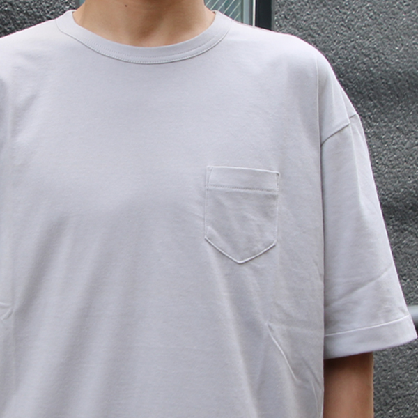 画像: コーマ天竺 C/N ポケ付 スリットロールアップTee【MADE IN JAPAN】『日本製』/ Upscape Audience 