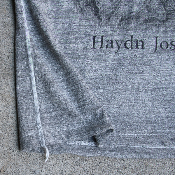 画像: 16/1吊編天竺 C/N Haydn Joseph プリント S/S Tee【MADE IN TOKYO】『東京製』/ Upscape Audience