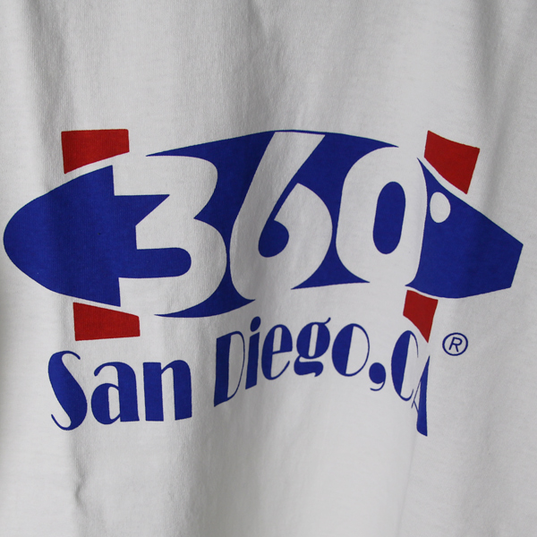 画像: 【RE PRICE / 価格改定】360°SPORTS WEAR（スリーシックスティスポーツウェア） "360 LOGO" 6oz米綿丸胴リンガーS/S Tee/ Audience