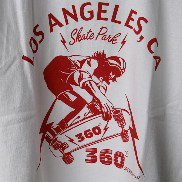 画像: 【RE PRICE / 価格改定】360°SPORTS WEAR（スリーシックスティスポーツウェア） "LA" 6oz米綿丸胴S/S Tee/ Audience