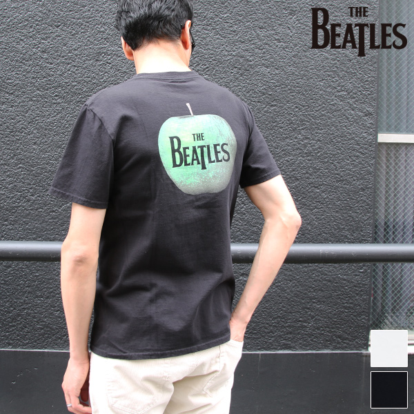 【RE PRICE / 価格改定】BEATLES ロゴプリントUSAファブリック丸胴国産ポケットTEE【FABRIC MADE IN USA