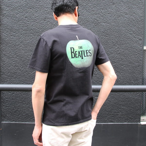 画像2: 【RE PRICE / 価格改定】BEATLES ロゴプリントUSAファブリック丸胴国産ポケットTEE【FABRIC MADE IN USA】【ASSEMBLED IN JAPAN】『日本製』/ Upscape Audience (2)