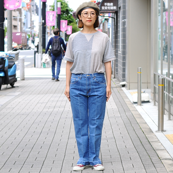 赤耳 セルヴィッチ デニムセンタープレス裾リペアアンクルパンツ 日本製 送料無料 Upscape Audience Audience