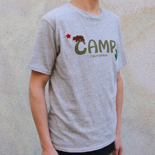 画像: 【RE PRICE/価格改定】Riding High / HANDLE EMBROIDERY S/S TEE(CAMP)【MADE IN JAPAN】『日本製』